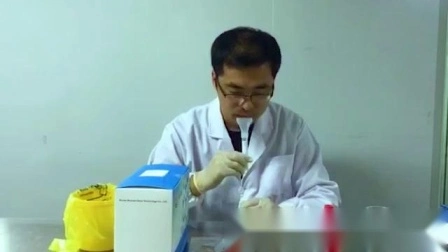 실험실 의료 일회용 유전자 타액 수집기 인간용 타액 DNA Rna 수집 튜브, 바이러스 타액 샘플링 테스트 수집 키트 수집기